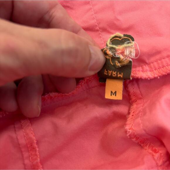 Farm Rio Women's RARE Y2K Pink Dress Post It Ruffle Style Size M - Picture 3 of 8